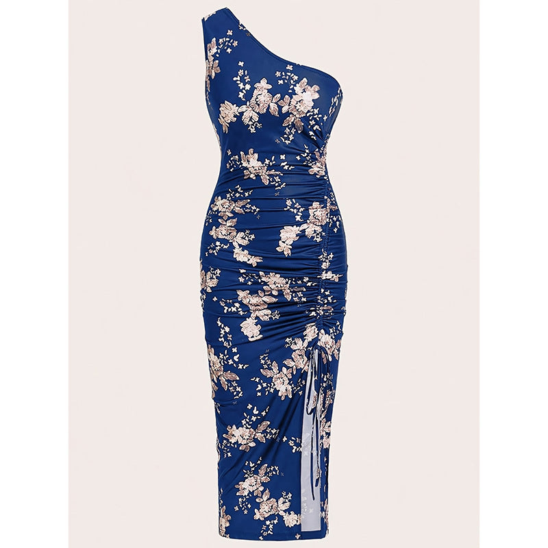 Women’s Summer One Shoulder Bodycon Dress