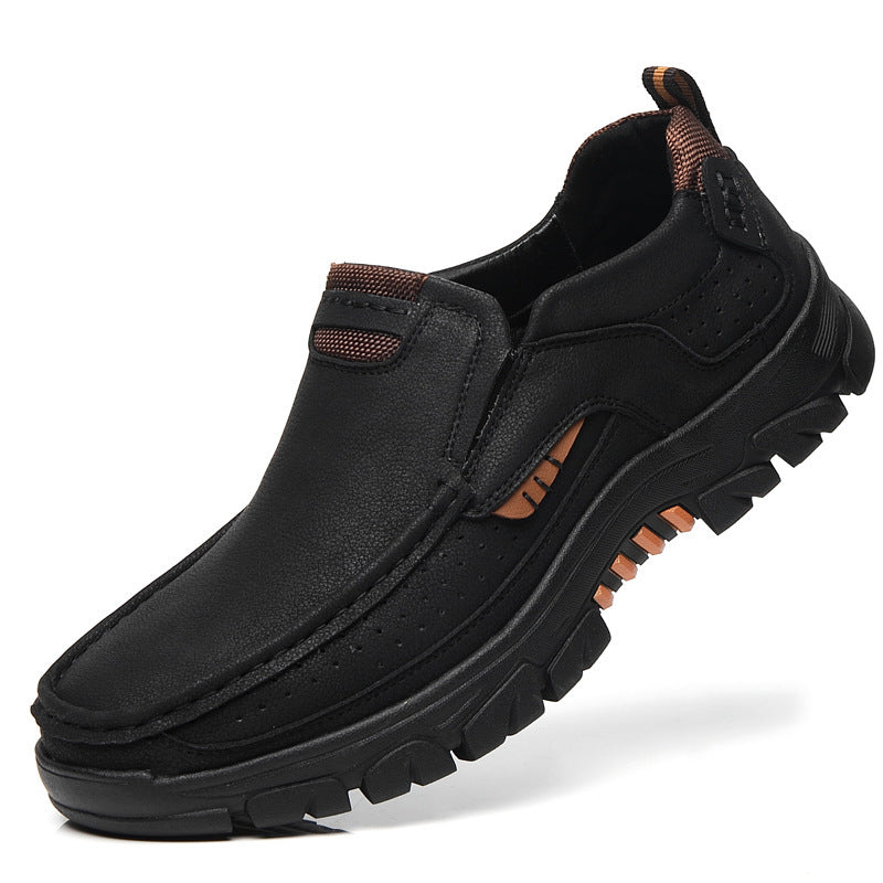 Men’s Hiking Shoes – Large Casual Leather Shoes