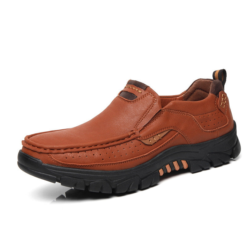Men’s Hiking Shoes – Large Casual Leather Shoes