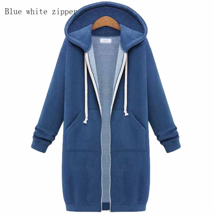 Women’s Hooded Long Sleeve Fleece Jacket – Casual Autumn /Winter Coat, High Quality✓