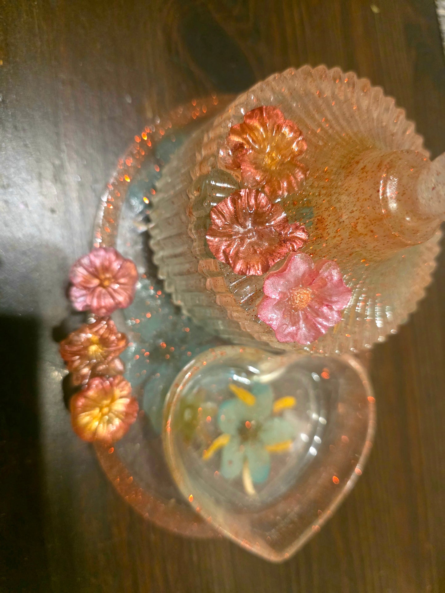 Jewellery resin organisatore