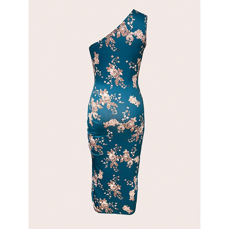 Women’s Summer One Shoulder Bodycon Dress