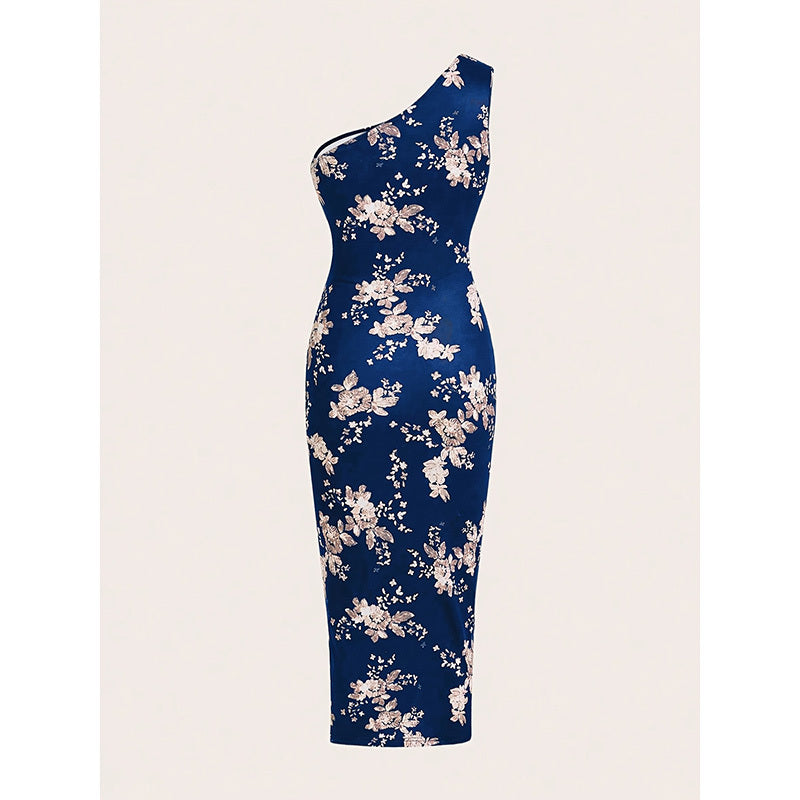Women’s Summer One Shoulder Bodycon Dress