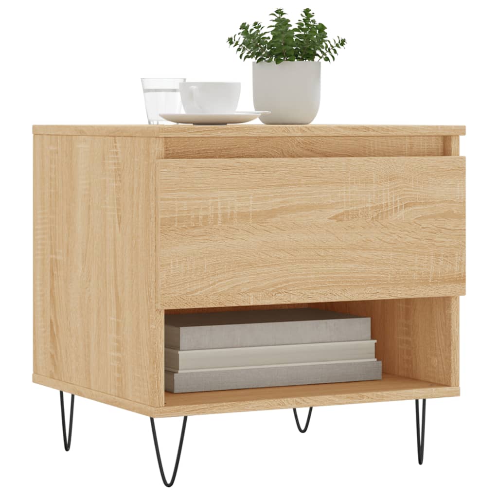 Coffee Tables 2 pcs Sonoma Oak 50x46x50 cm Engineered Wood