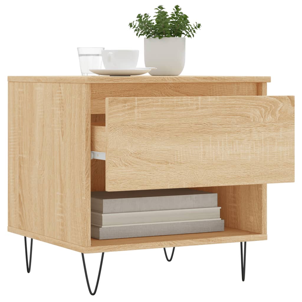 Coffee Tables 2 pcs Sonoma Oak 50x46x50 cm Engineered Wood