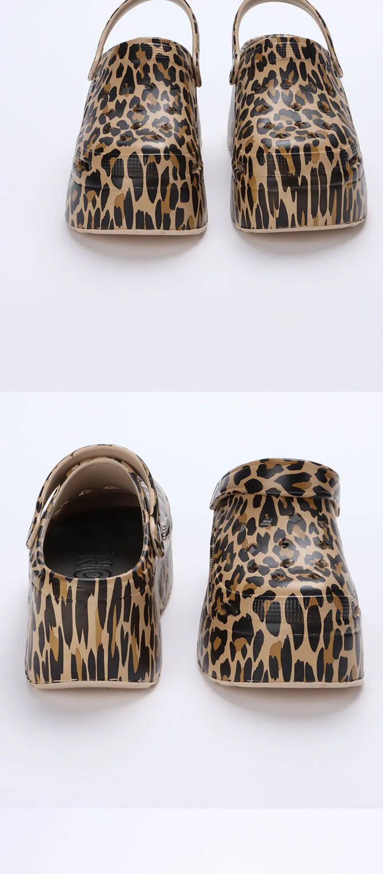 Women’s Platform Slide Sandals – Chunky Sole, Beach or Home Wear