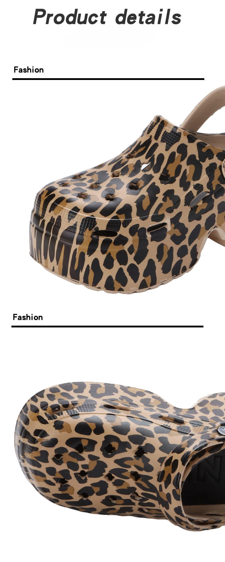 Women’s Platform Slide Sandals – Chunky Sole, Beach or Home Wear