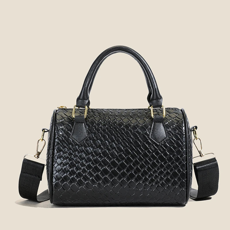 Women's PU Leather Shoulder Bag – Vintage Style, Crossbody, Large Capacity