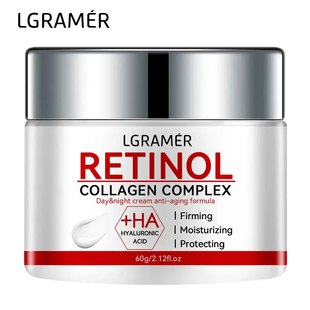 Anti-Aging Retinol Face Cream – Collagen Moisturizer for Wrinkles & Brightening