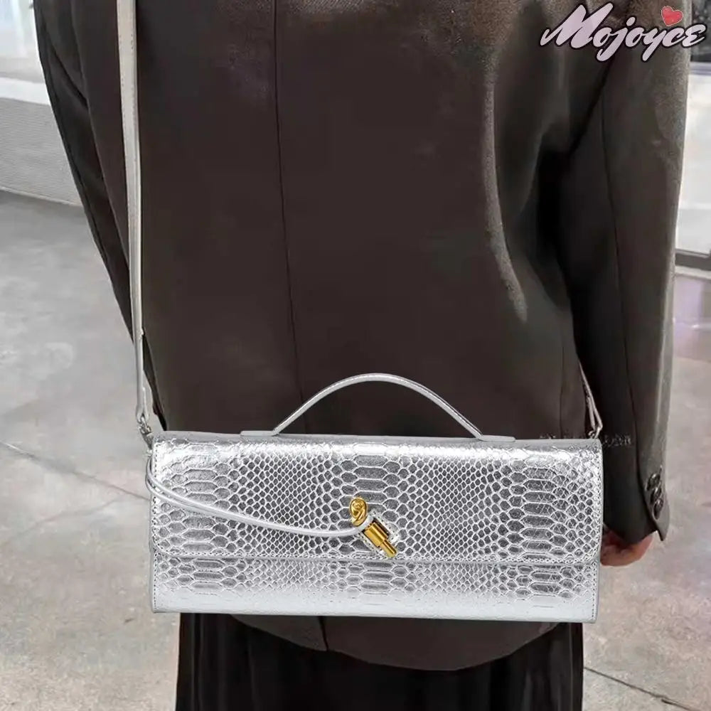 Stone Texture PU Leather Top-Handle Bag – Crossbody Style for Women