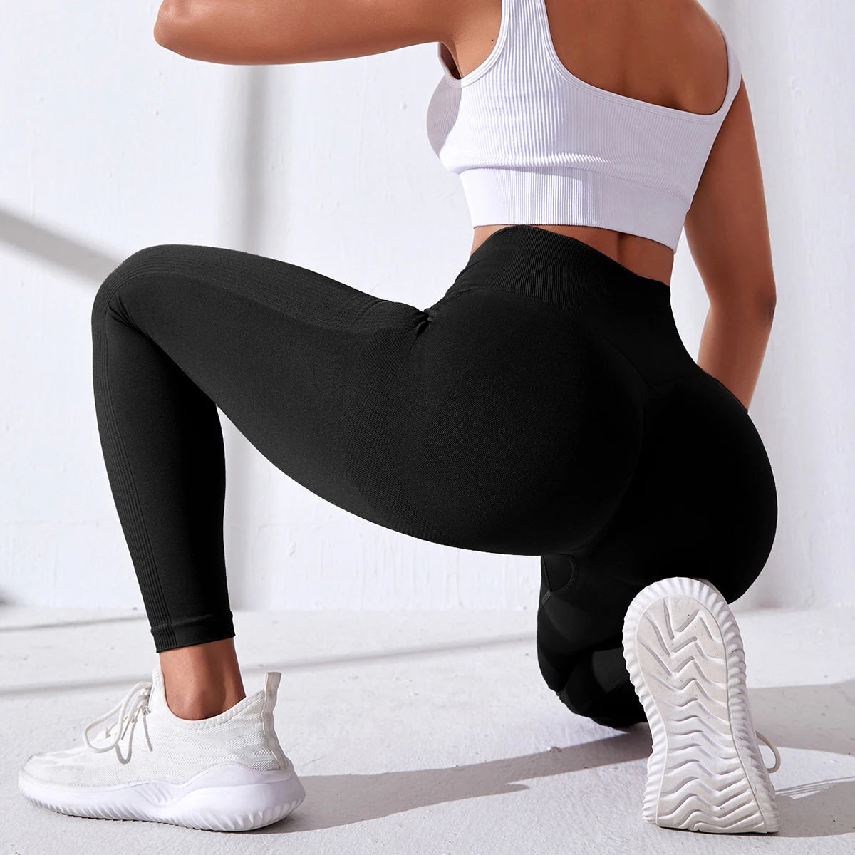 Gradient High Waist Leggings for Women – Workout Jogging Push Up