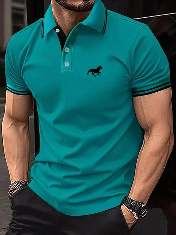 New Men's Summer T-shirt casual, Polo, size S/3XL