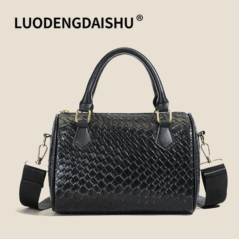 Women's PU Leather Shoulder Bag – Vintage Style, Crossbody, Large Capacity