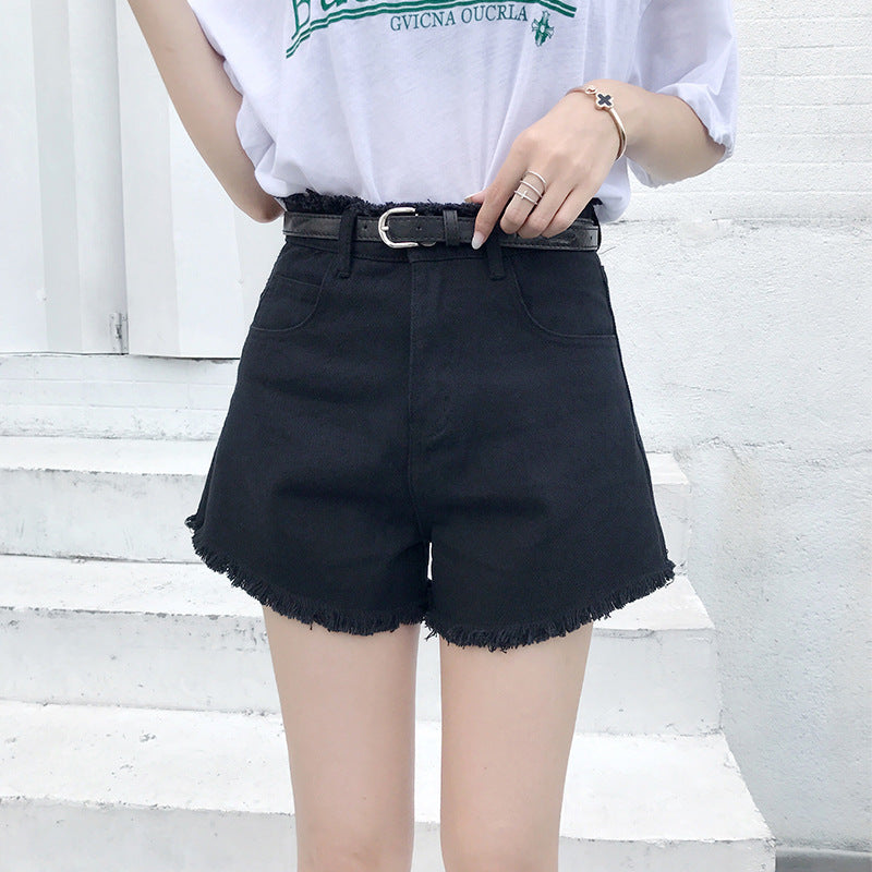 Women’s High-Waist Loose Denim Shorts – Casual Summer Style