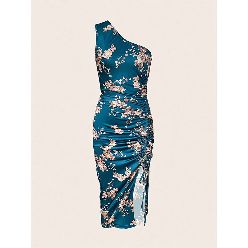 Women’s Summer One Shoulder Bodycon Dress