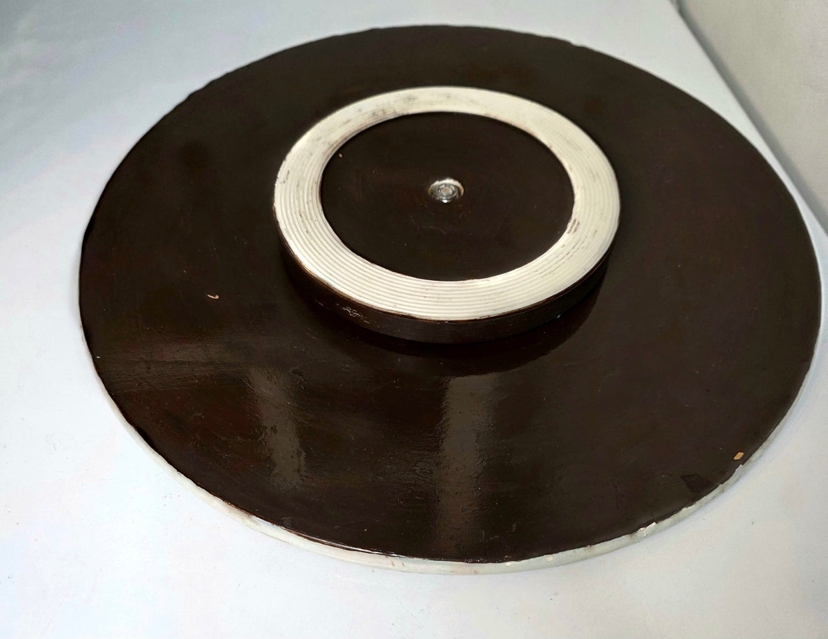 Ocean resin tray - side profile view