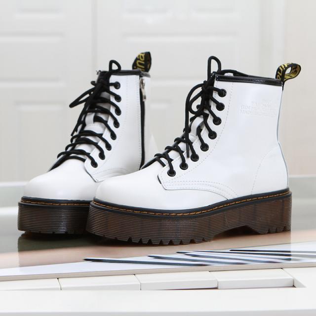 Women’s High-Quality PU Leather Boots – Cross Strap, Sewn Sole, Comfortable Insole