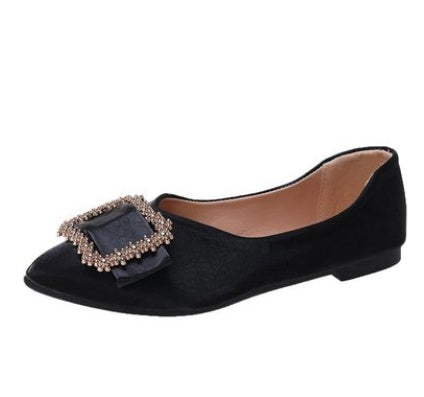 Glamoureuze Lederen Instappers Met Gouden Detail