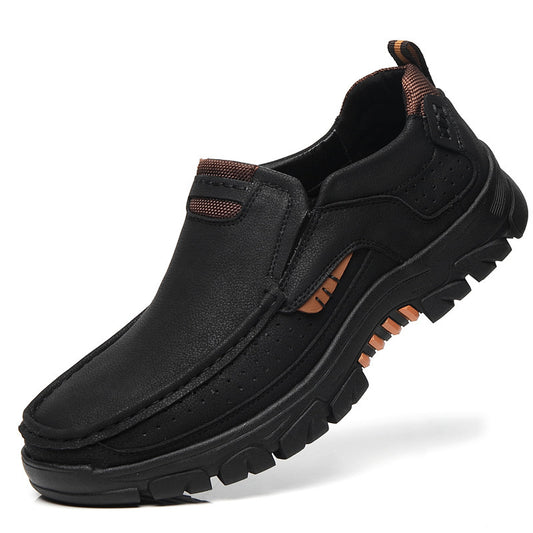 Men’s Hiking Shoes – Large Casual Leather Shoes