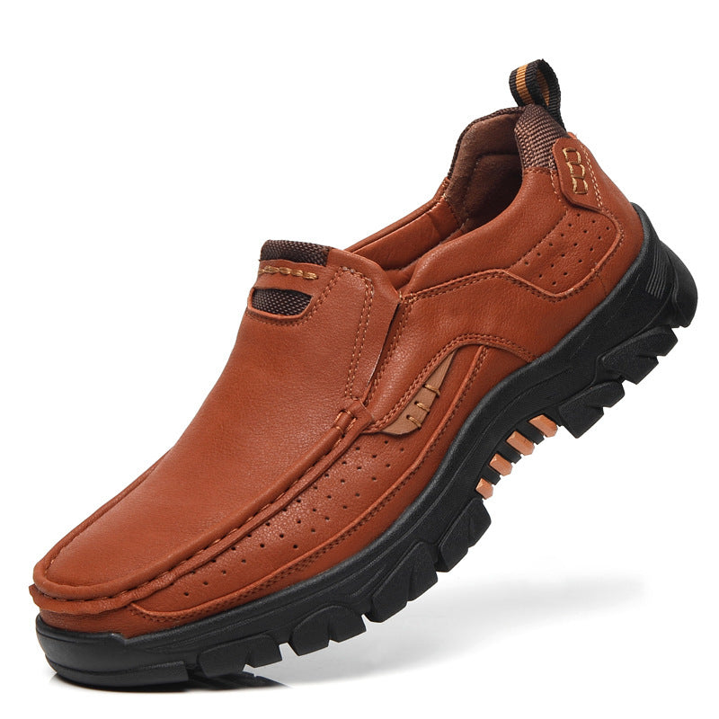 Men’s Hiking Shoes – Large Casual Leather Shoes