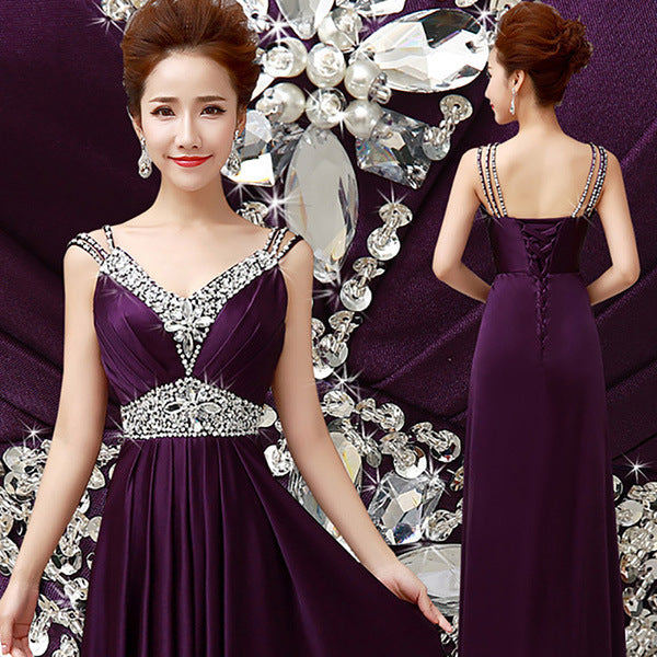Sleeveless Formal Evening Dress – Elegant A-Line Gown for Weddings & Events