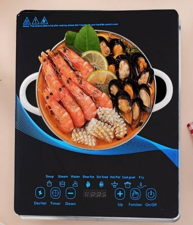 Compact Induction Cooker 🔥 Fast & Safe Cooking with Timer & Safety Lock