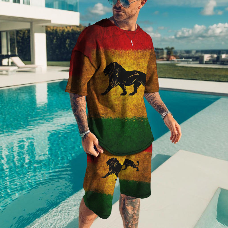 Men’s Sportswear 2-Piece Set T-Shirt & Shorts