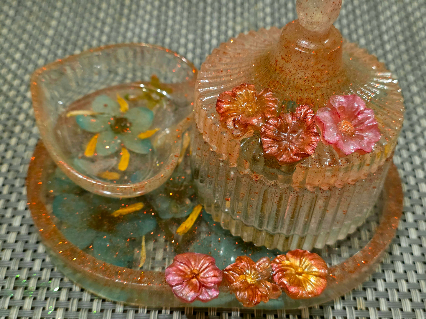 Jewellery resin organisatore