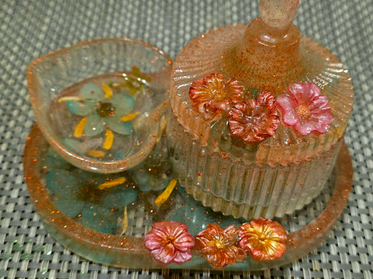Jewellery resin organisatore