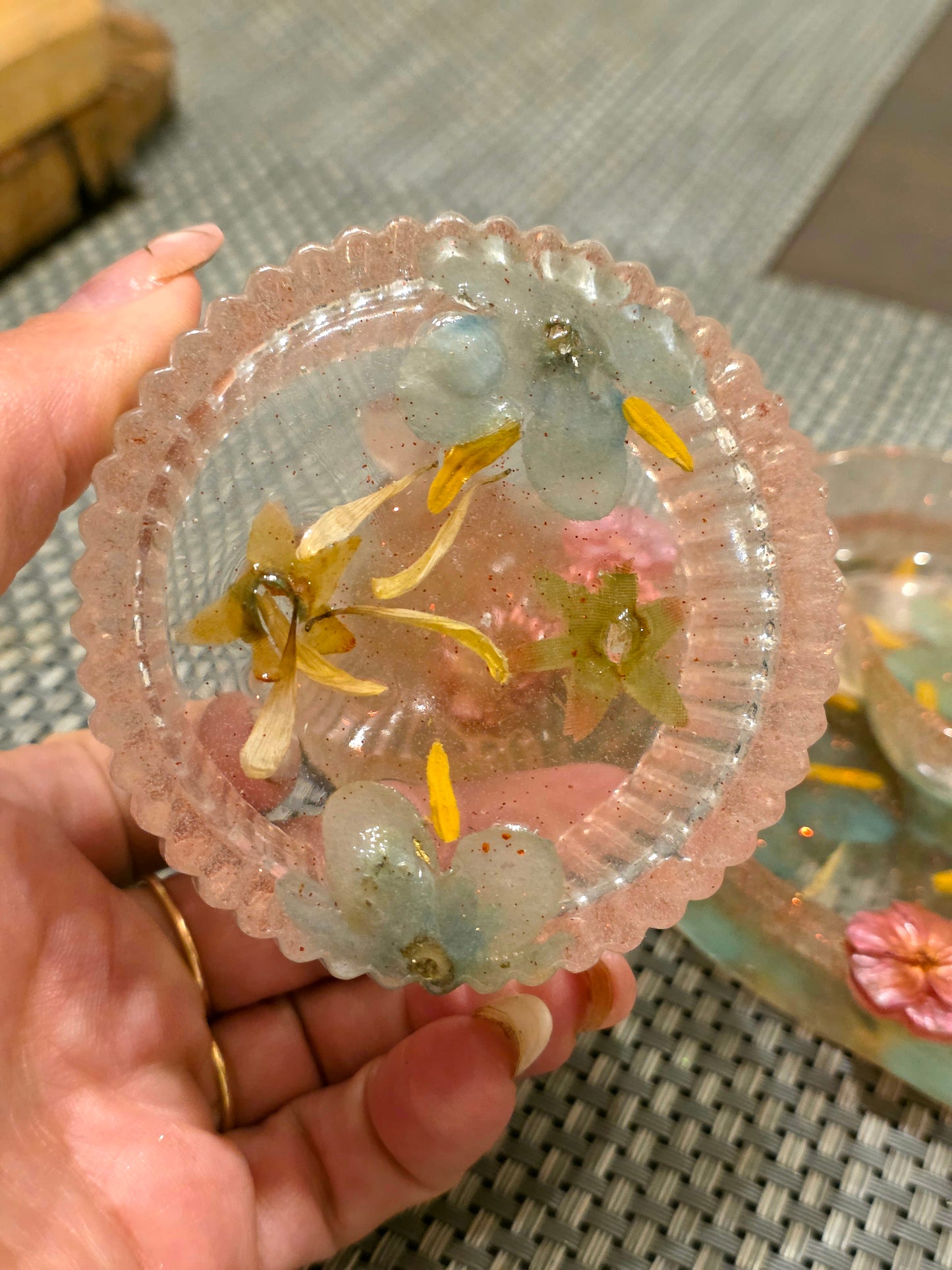 Jewellery resin organisatore