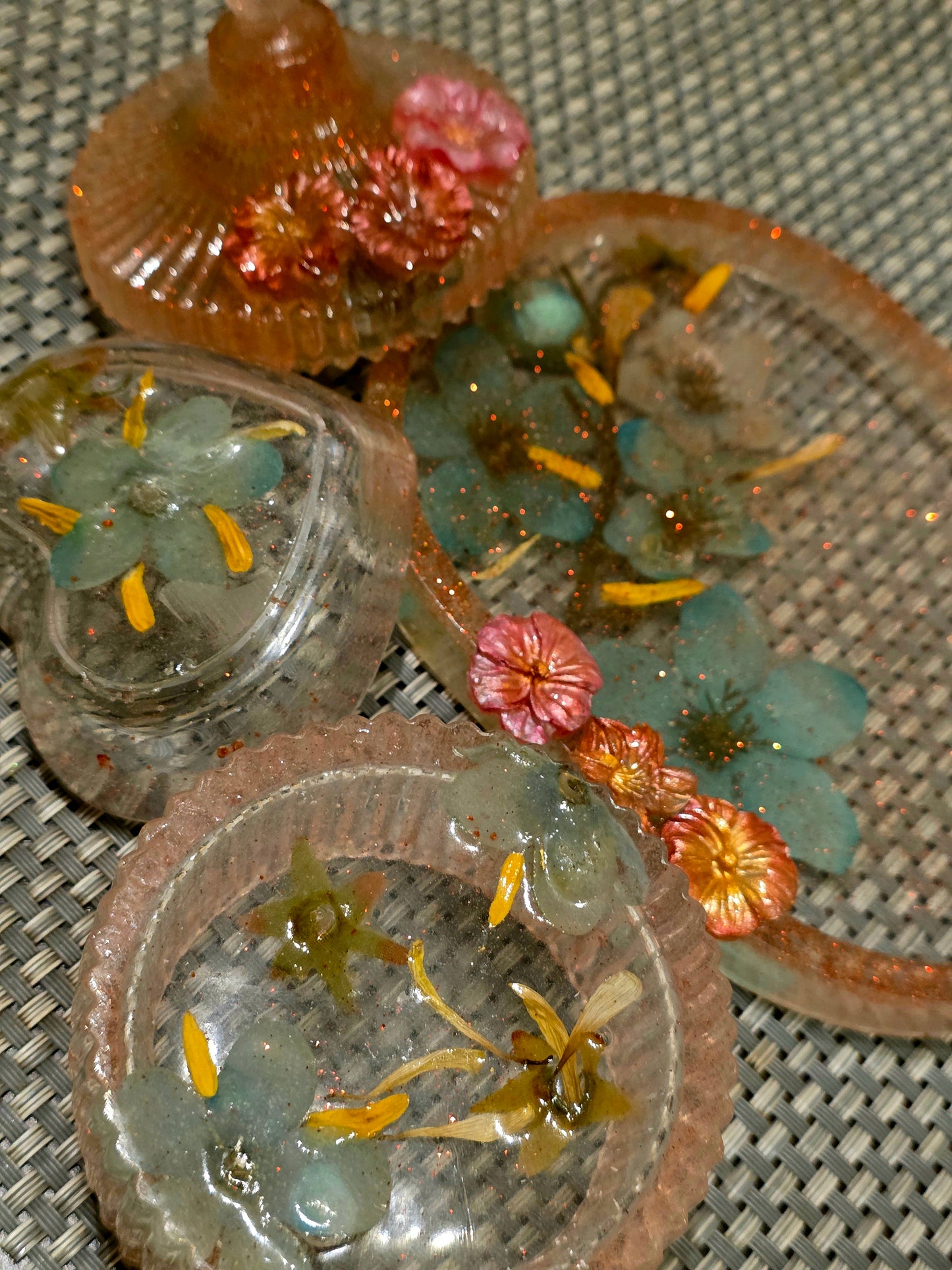 Jewellery resin organisatore
