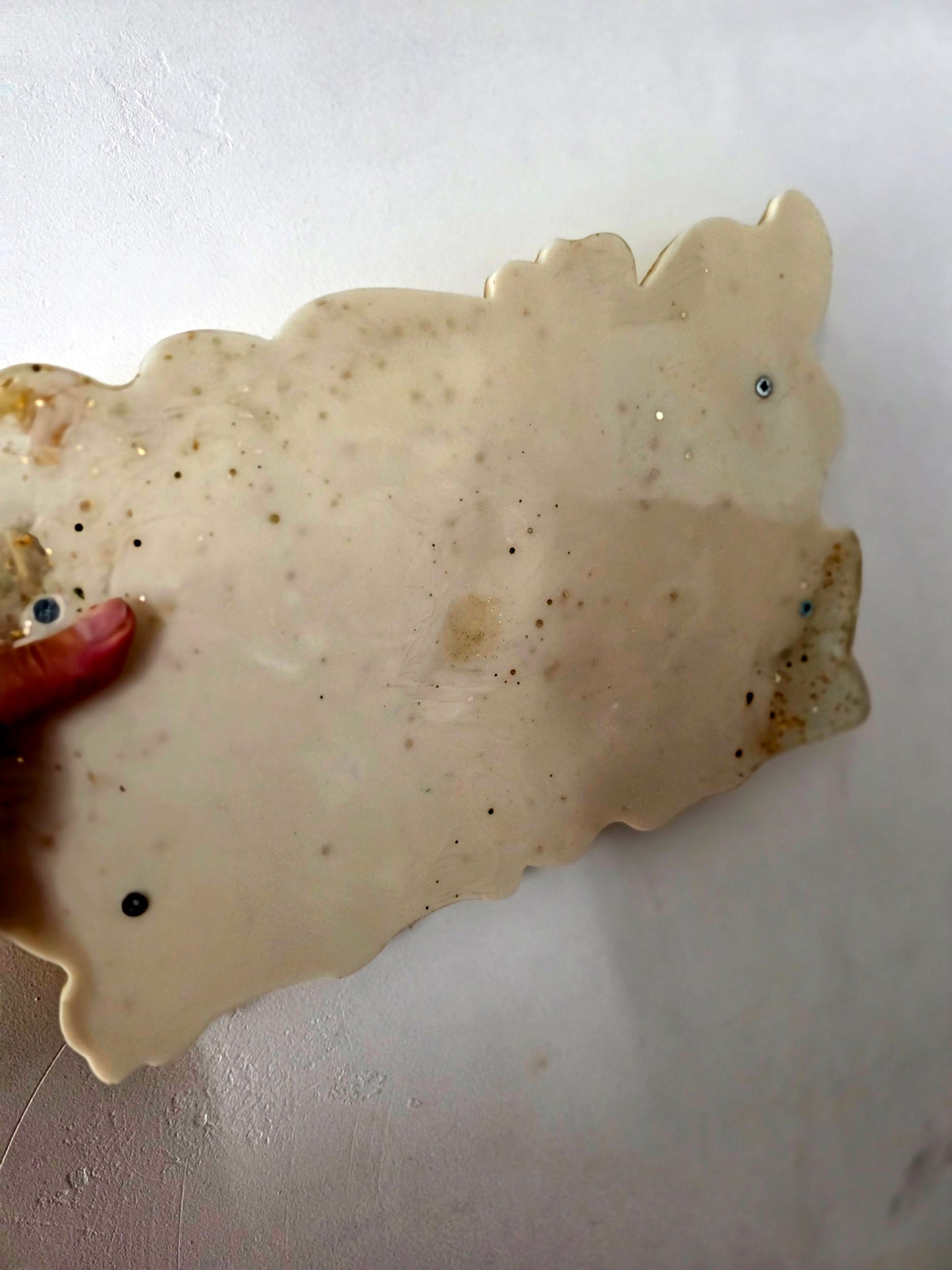 Decorative Handmade Resin Tray 38x29 cm | AlyTrend Studio