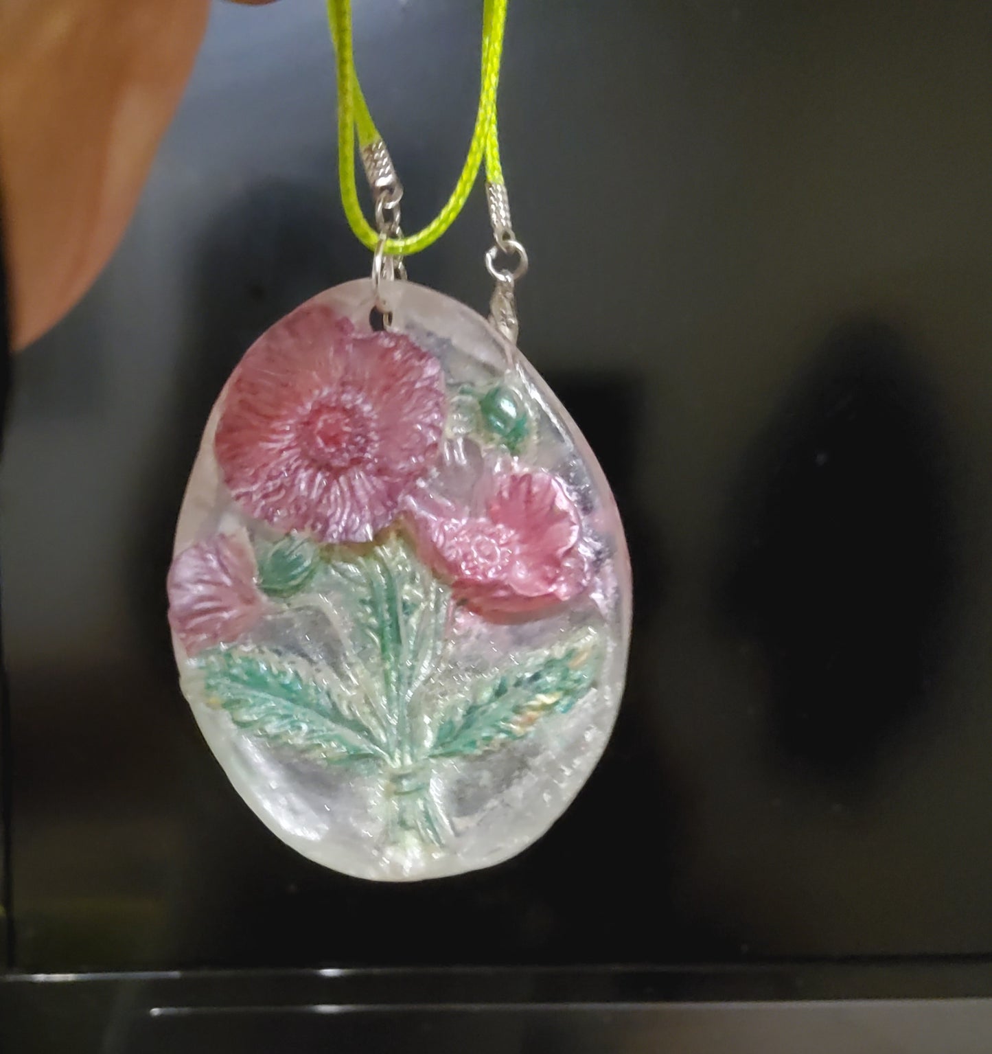 3D Resin Necklace – Handmade