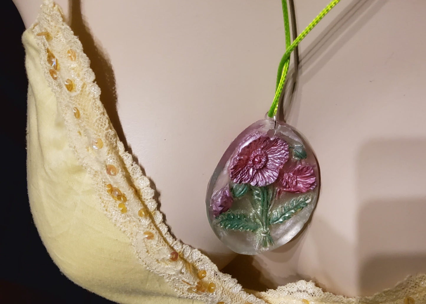 3D Resin Necklace – Handmade