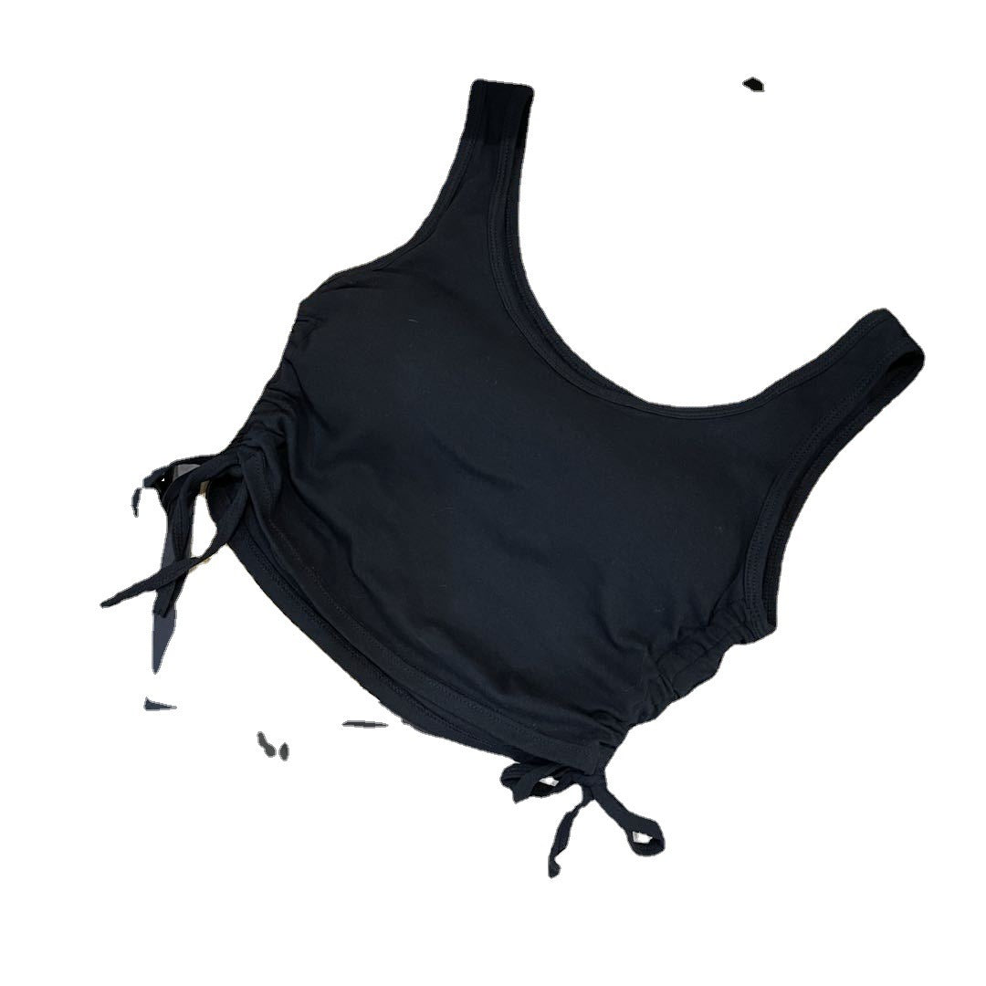 Cotton Versatile Anti Glare Sleeveless Thin Summer Fitted Vest For Women