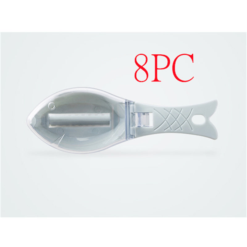 Fish Scale Remover Tool – Fish Skin Scraper, Descaler & Cleaning Brush for Quick Kitchen Use
