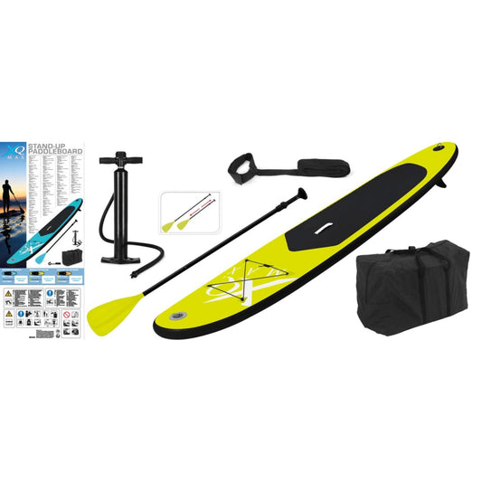 Stand-up Paddle Board 285 cm Inflatable Lime and Black