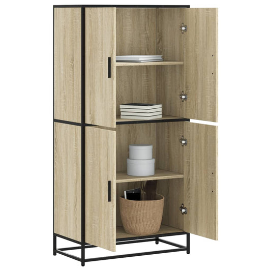 Highboard Sonoma Oak 68x35x139 cm Engineered Wood