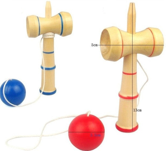Wooden Ball Toss Game – Fun Skill & Balance Challenge for Kids and Adults