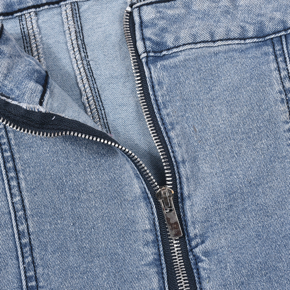 „Backless Tube Denim Dress Summer Y2K Slim Short for Women