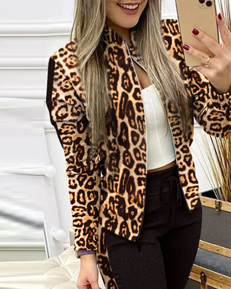 2025 Women’s Sportswear Set – Jacket + Pants Tracksuit Outfit