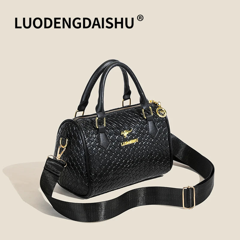 Women's PU Leather Shoulder Bag – Vintage Style, Crossbody, Large Capacity