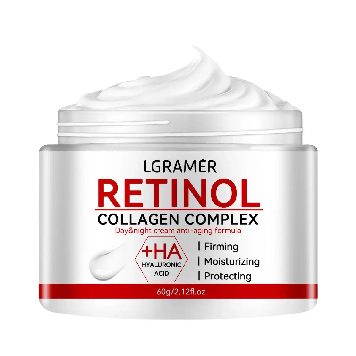 Anti-Aging Retinol Face Cream – Collagen Moisturizer for Wrinkles & Brightening