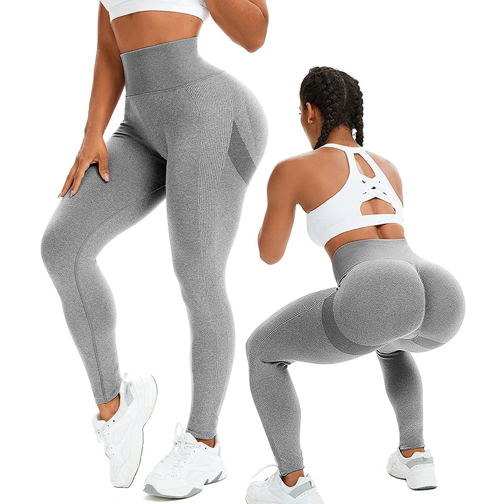 Gradient High Waist Leggings for Women – Workout Jogging Push Up