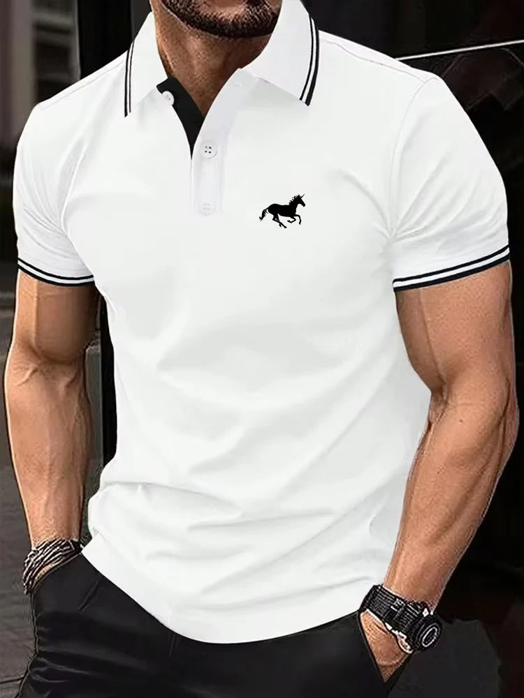 New Men's  Summer T-shirt casual, Polo, size S/3XL
