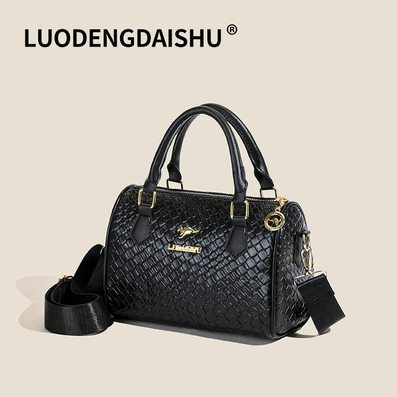 Women's PU Leather Shoulder Bag – Vintage Style, Crossbody, Large Capacity