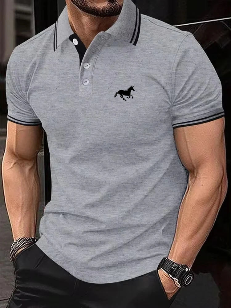 New Men's  Summer T-shirt casual, Polo, size S/3XL