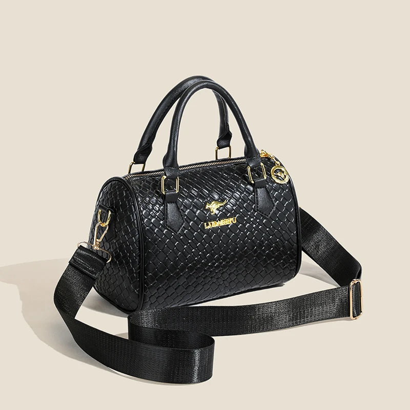 Women's PU Leather Shoulder Bag – Vintage Style, Crossbody, Large Capacity
