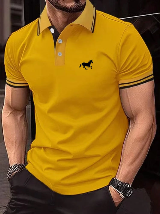 New Men's  Summer T-shirt casual, Polo, size S/3XL