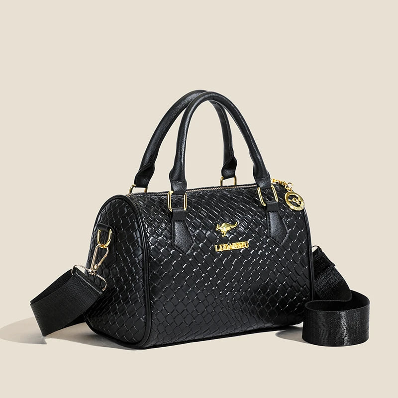 Women's PU Leather Shoulder Bag – Vintage Style, Crossbody, Large Capacity